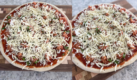 Sausage, Onion, and Cilantro Pizza