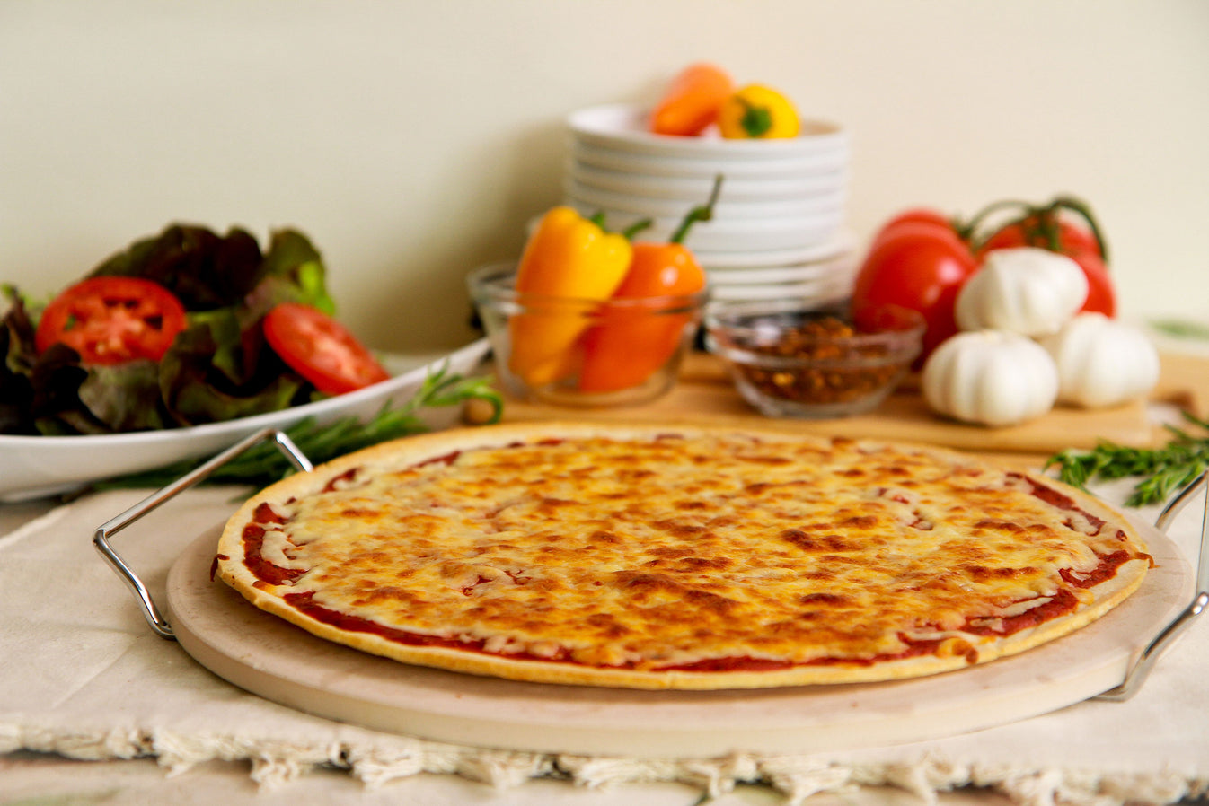 Cheese Pizza Setup (3 pizzas) S & T Too