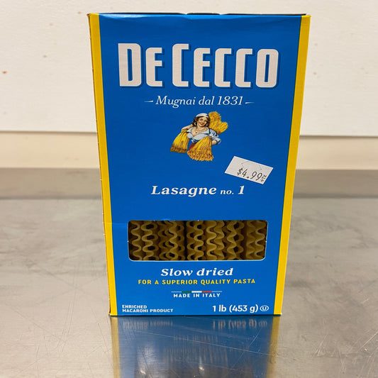 DeCecco Lasagna