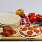 7" Thin Pizza Setup (10 pizzas)