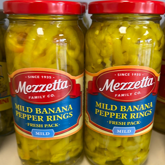 Mezzetta banana pepper Rings -Mild